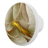 金属の色大切、抽象芸術フラクタル・アート セラミックノブ (右)