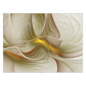 金属の色大切、抽象芸術フラクタル・アート テーブルクロス (正面(横))