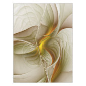 金属の色大切、抽象芸術フラクタル・アート テーブルクロス (正面)