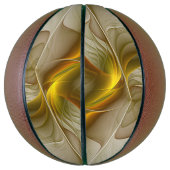 金属の色大切、抽象芸術フラクタル・アート バスケットボール (縦)