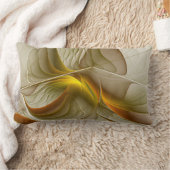 金属の色大切、抽象芸術フラクタル・アート ランバークッション (ブランケット)