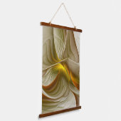 金属の色大切、抽象芸術フラクタル・アート 吊り下げ型タペストリー (傾斜あり)