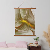 金属の色大切、抽象芸術フラクタル・アート 吊り下げ型タペストリー (寝室)