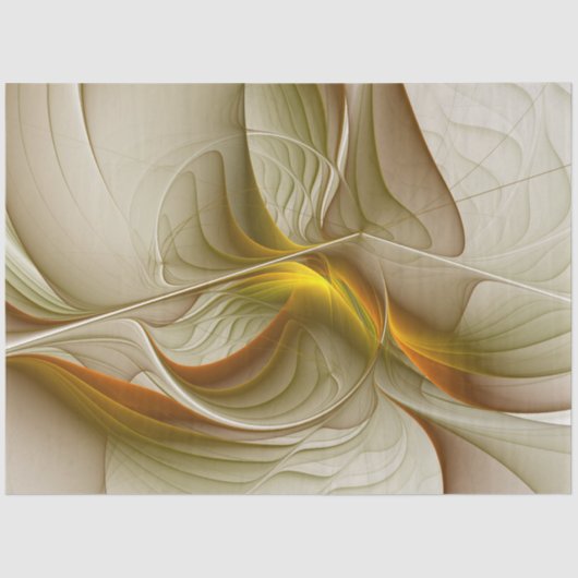 金属の色大切、抽象芸術フラクタル・アート 薄葉紙 (正面)