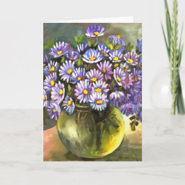 金属の花瓶にジョージ王が飛び込む カード