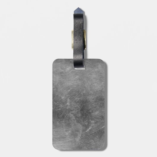 金属の荷物のバッグのラベル ラゲッジタグ (裏面縦)