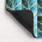 金属の葉の口 マウスパッド (コーナー)