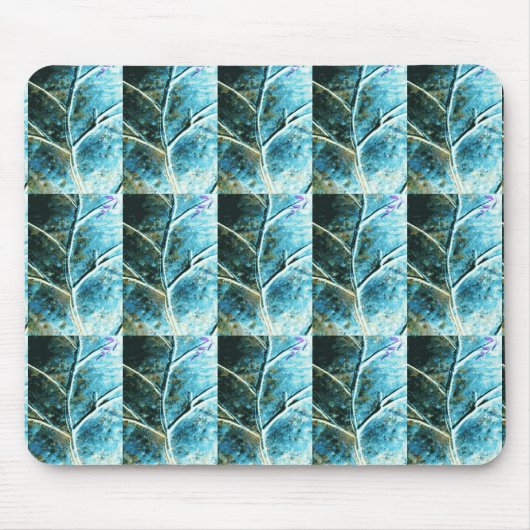 金属の葉の口 マウスパッド (正面)