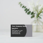 金属の融合のテンプレート 名刺 (スタンド正面)