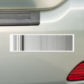 金属の質 バンパーステッカー (車上)