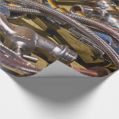 金属の配管の供給 ラッピングペーパー (角)