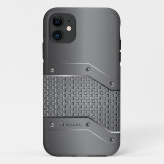 金属の金属スタイルのiPhone 5の場合 iPhone 11 ケース