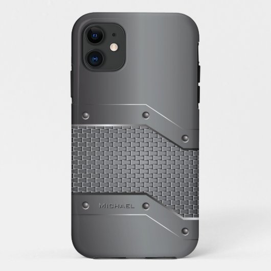 金属の金属スタイルのiPhone 5の場合 Case-Mate iPhoneケース (裏面)