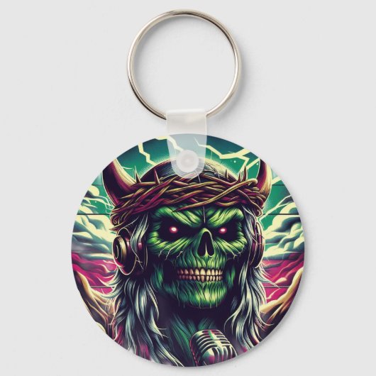 金属の金属 キーホルダー (正面)