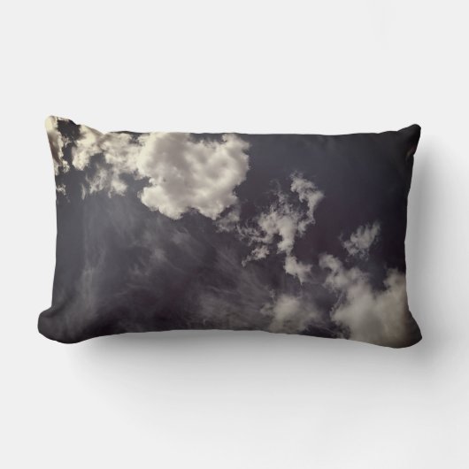 金属の雲を伸ばす ランバークッション (正面)