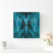 金属の青い白熱歯の歯科医の柱時計 スクエア壁時計 (ホーム)