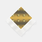 金属の馬 縁ありカクテルナプキン (角)