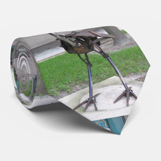 金属の鳥のタイ ネクタイ (ロール)