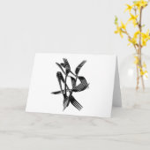 金属の カード (黄色い花)