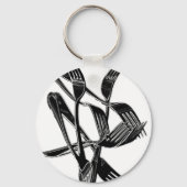 金属の キーホルダー (正面)