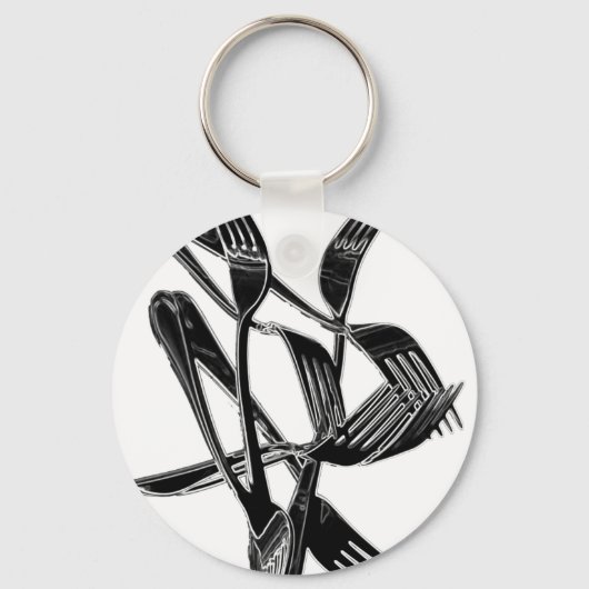 金属の キーホルダー (正面)