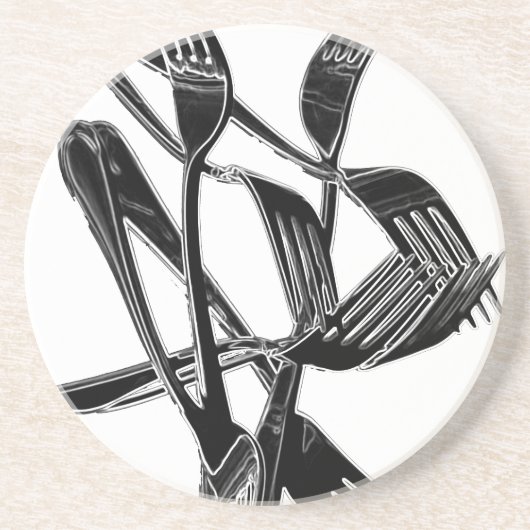 金属の コースター (正面)