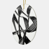 金属の セラミックオーナメント (左)