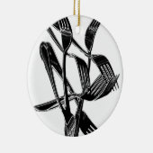 金属の セラミックオーナメント (右)