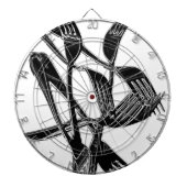 金属の ダーツボード (正面)