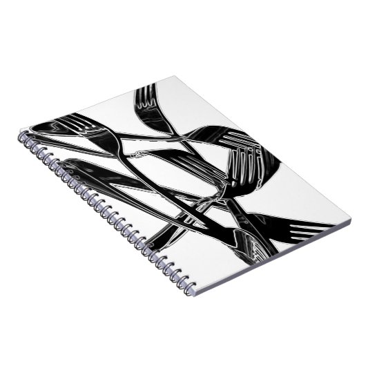 金属の ノートブック (右側)