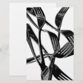 金属の 便箋 (正面/裏面)