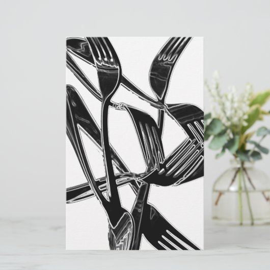 金属の 便箋 (スタンド正面)