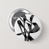 金属の 缶バッジ (正面&裏面)