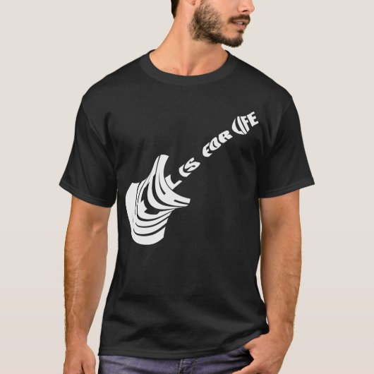 金属は生命に関する Tシャツ (正面)