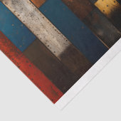 金属アクセント付き木製の厚板H5デコページ 薄葉紙 (詳細)