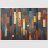 金属アクセント付き木製の厚板H5デコページ 薄葉紙 (正面)