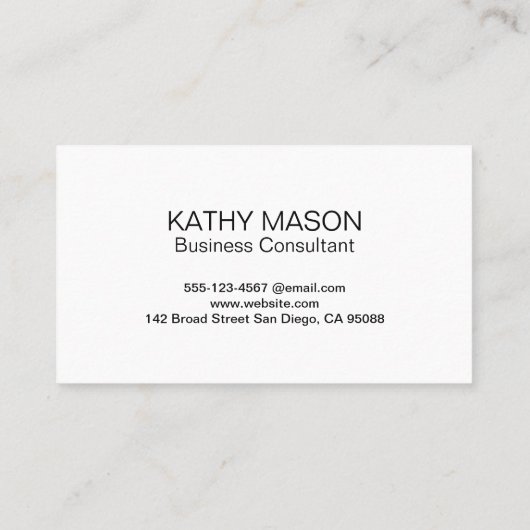 金属アルミニウムシャイン | 工業仕上げ 名刺 (裏面)