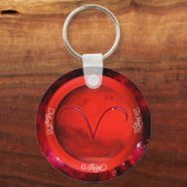 金属アルミニウム動物園のパーソナライズ名 キーホルダー (正面)