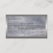 金属アルミニウム | シートメタルリベット 名刺 (裏面)