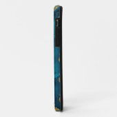 金属エレガントティール(緑がかった色)金ゴールドパイナップルチッかわいらしク Case-Mate iPhoneケース (裏面/左)