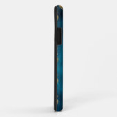 金属エレガントティール(緑がかった色)金ゴールドパイナップルチッかわいらしク Case-Mate iPhoneケース (裏面/右)