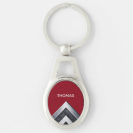 金属エレガントパターモノグラムのン キーホルダー