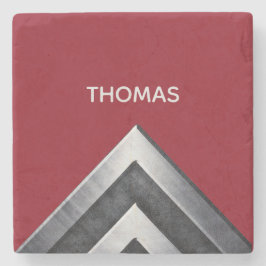 金属エレガントパターモノグラムのン ストーンコースター