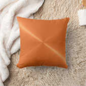 金属オレンジステンレス鋼の金属の一見 クッション (ブランケット)