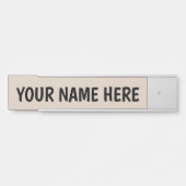 金属カスタム名記号 サインプレート (正面)