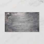 金属カッコいいグランジテクスチャテニス 名刺 (裏面)