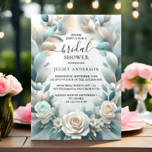 金属ガラス光沢のあるハイエンドシルバーブライダルシャワー