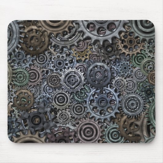 金属ギアデザイン マウスパッド (正面)