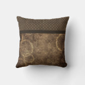 金属ギア蒸し枕、茶 クッション (裏面)