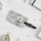 金属クラシック金属ルックモノグラムギフト ラゲッジタグ